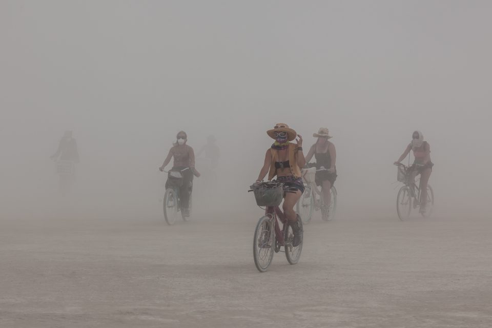 Dust Storm Burners on Bikes Burning Man 2012 174