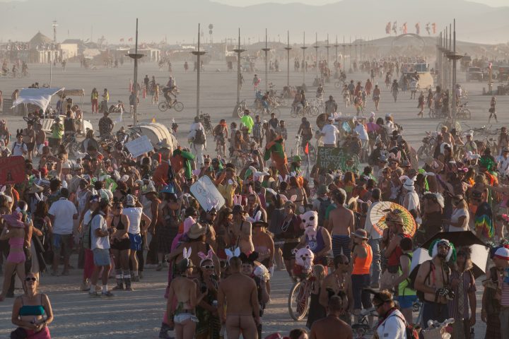 Group of Burners Burning Man 2012 143