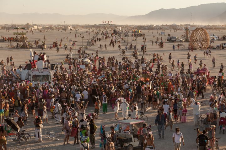 Group of Burners Burning Man 2012 141