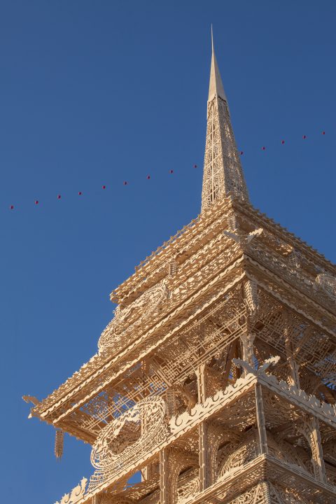 Temple Close Up Burning Man 2012 125
