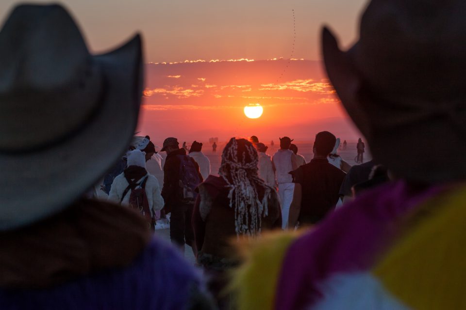 Cowboy Sunrise Burning Man 2012 118
