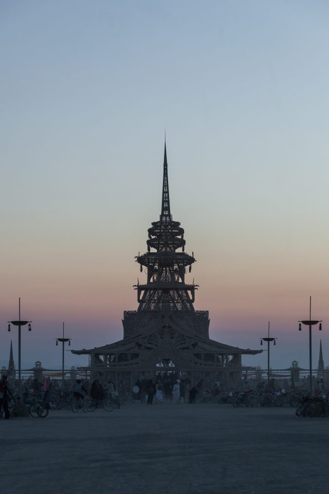 The Temple Before Sunrise Burning Man 2012 116