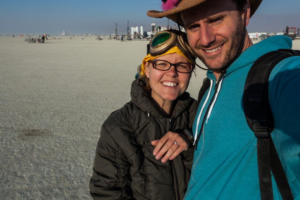 We Got Engaged! Burning Man 2012 071
