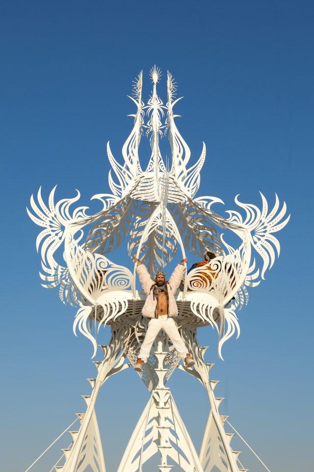 Wonderful White Art Piece Burning Man 2012 069