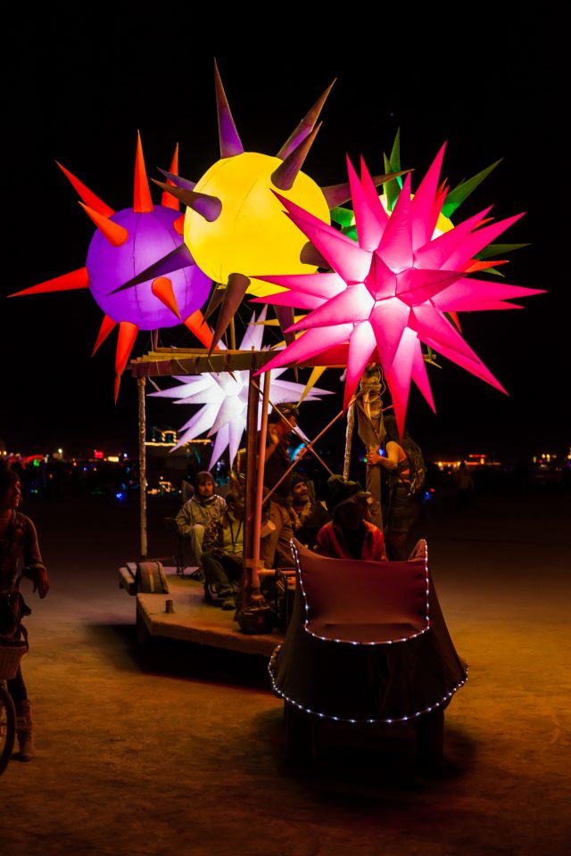 Colorful Art Car Burning Man 2012 049