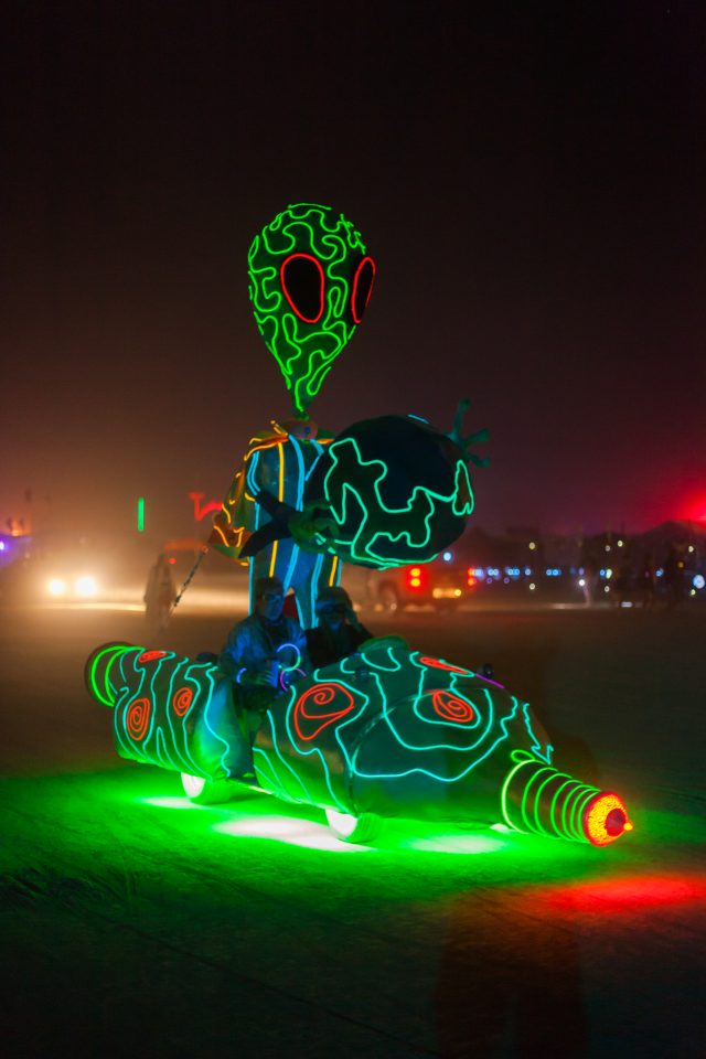 Alien Art Car Burning Man 2012 042