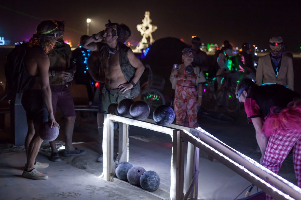 Playa Bowling Burning Man 2012 038