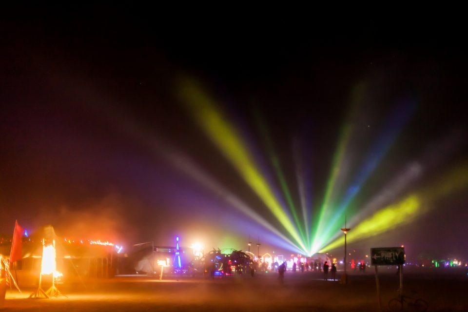 Playa at Night Burning Man 2012 035