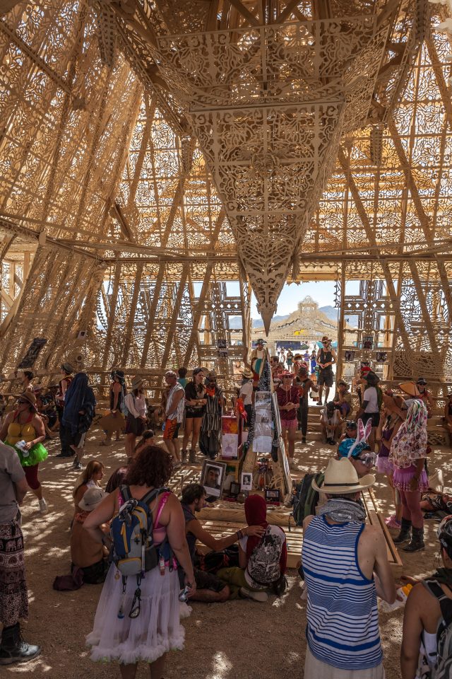 Inside The Temple Burning Man 2012 027