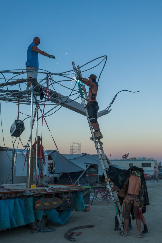 Building Burning Man 2012 008