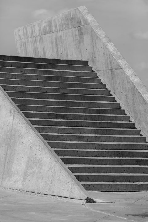 Black and White Staircase Copenhagen Denmark 084