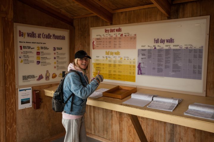 Sign-in For Hikes at Cradle Mountain Tasmania