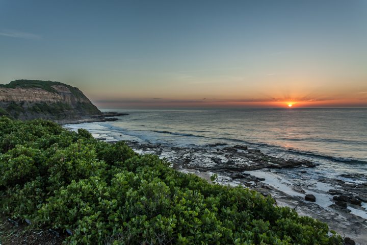 Merewether Australia at Sunset