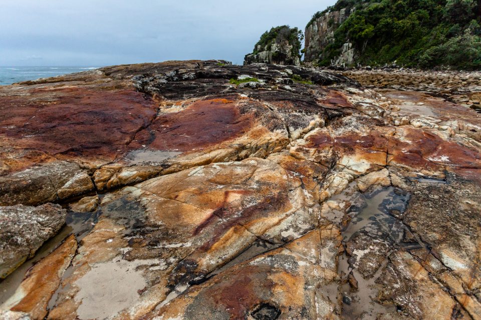 Colorful Rocks Crowdy Bay National Park