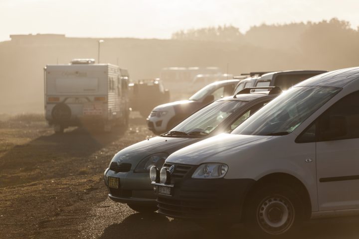 Cars Parked at the Beach Coffs Harbour
