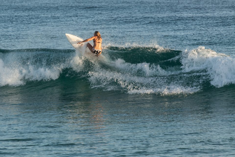 Female Surfer Byron Bay Australia
