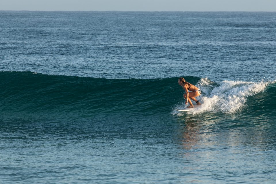 Female Surfer Byron Bay Australia