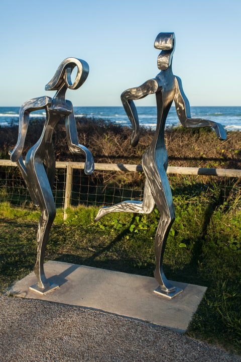 Sculpture of Runners