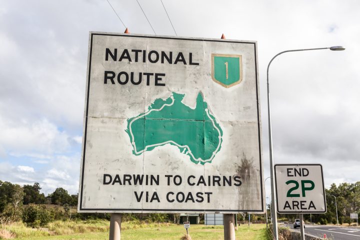 Darwin To Cairns via Coast National Route 1 Australia