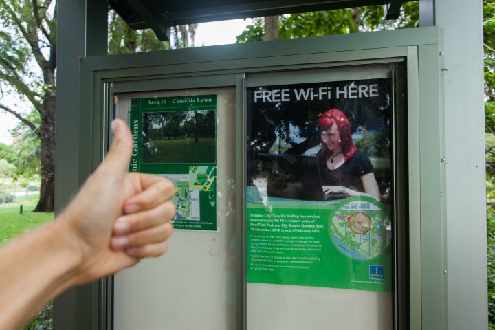 free wifi Brisbane Australia