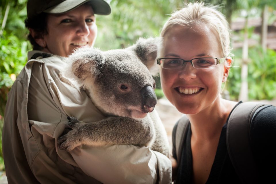 Dorothy and Koala Australia Zoo