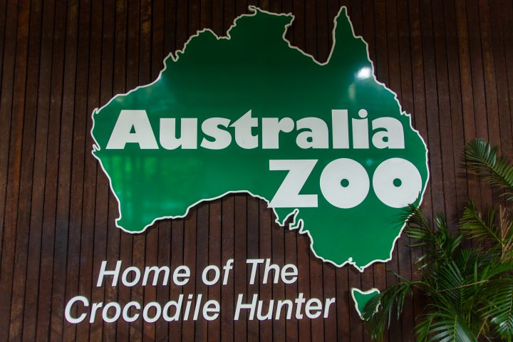 Australia Zoo Home of The Crocodile Hunter Sign