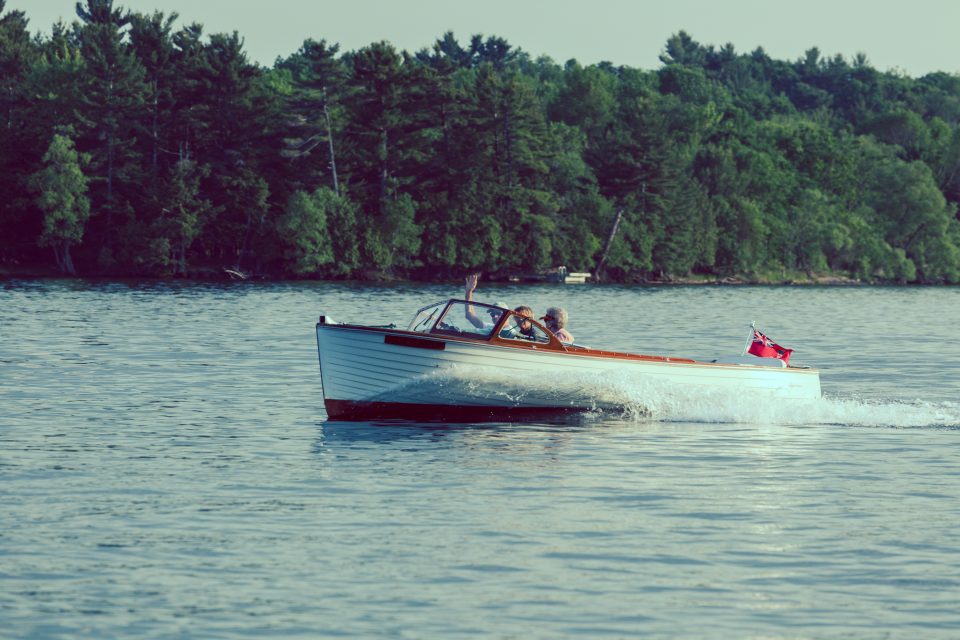 Vintage Boat 1000 Islands