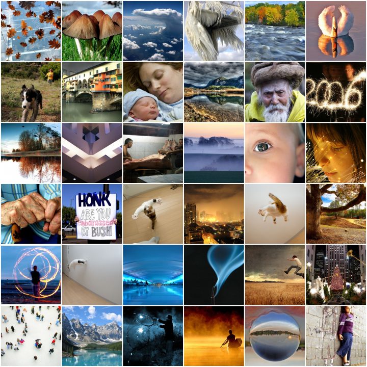 36 of the “most interesting” photos tagged with interestingness1