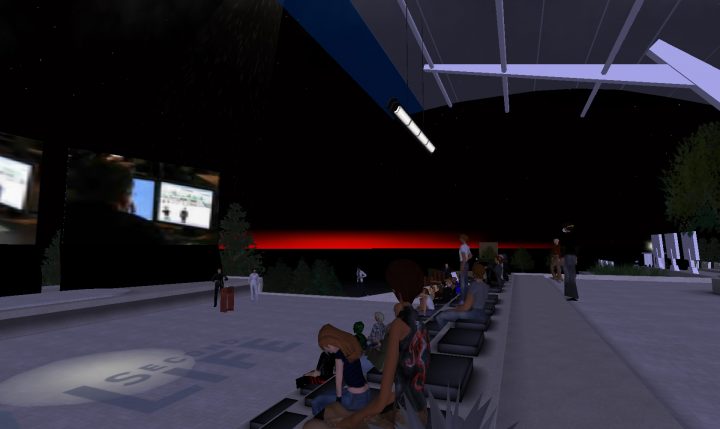 Lawrence Lessig does a virtual book signing in SL