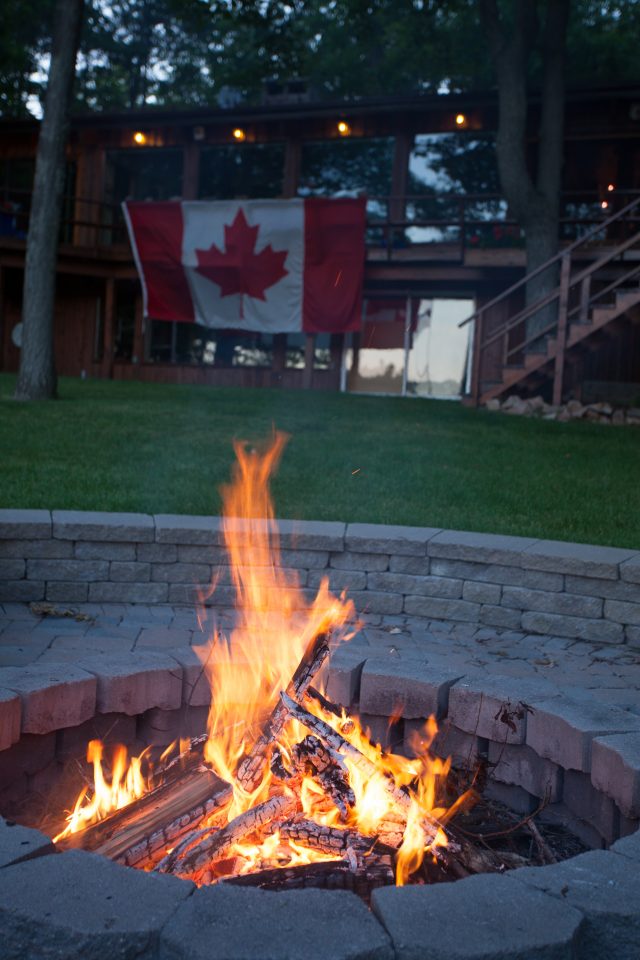Campfire on Canada Day