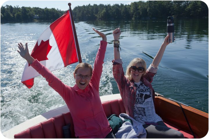 Celebrating on Canada Day