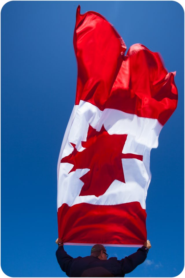 Celebrating on Canada Day