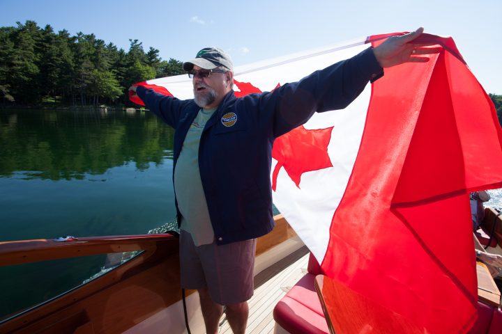 Celebrating on Canada Day