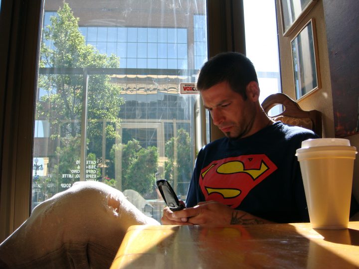 Rick With Superman Shirt