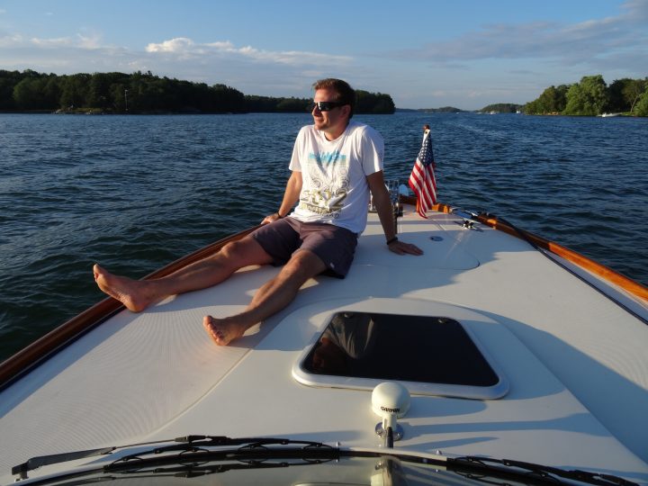 Me boating