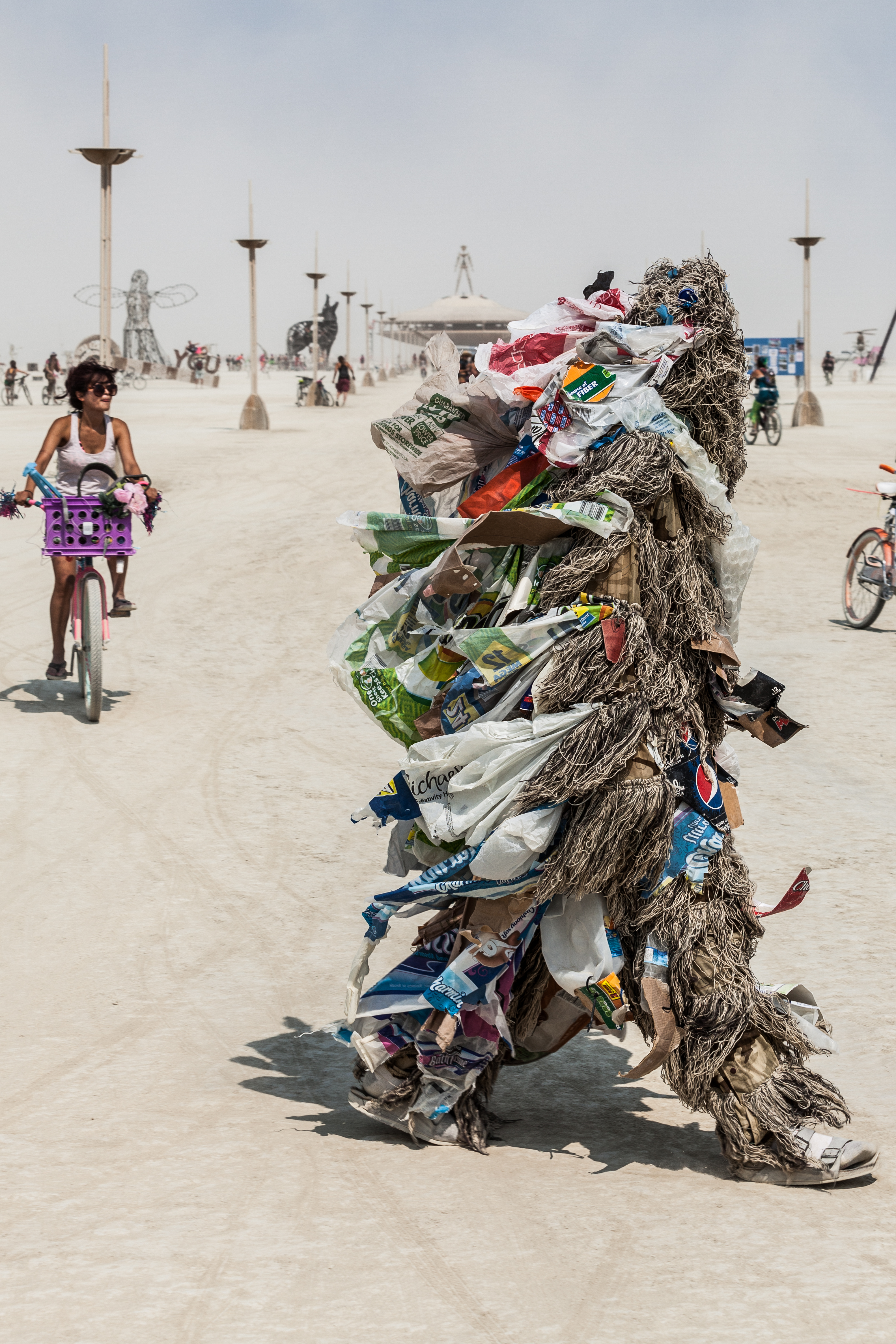 MOOP Man Burning Man 2013 Duncan.co