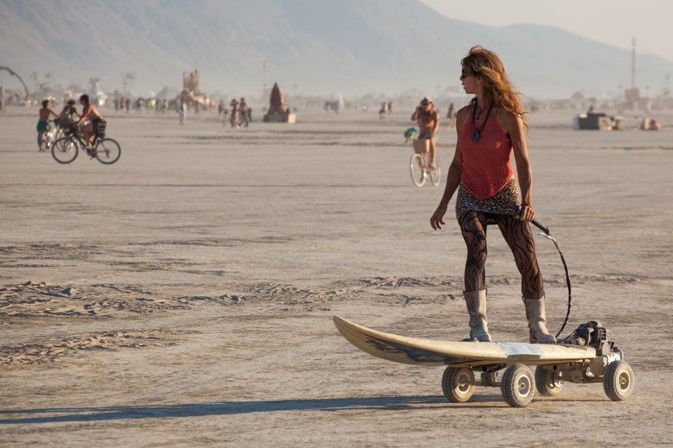 Playa Surfer Burning Man 2013