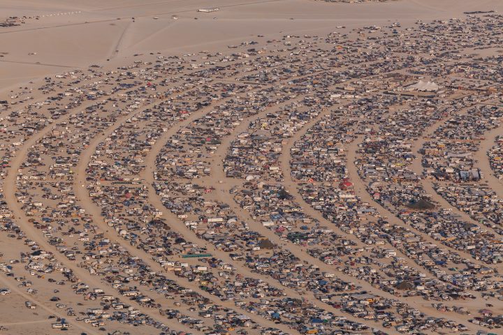 Aerial Photo Burning Man 2013