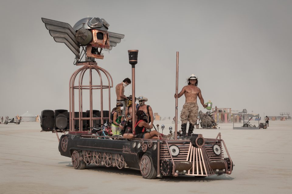 Kokomotive Art Car Burning Man 2013