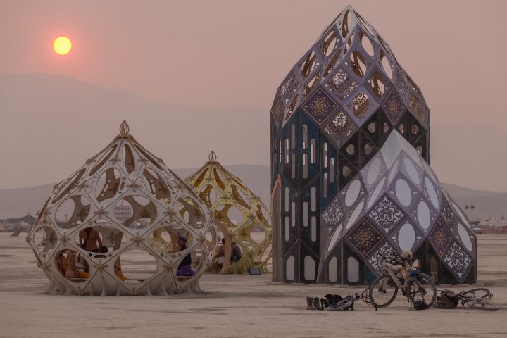 Zonotopia and the Quasicrystalline Conjunction Burning Man 2013
