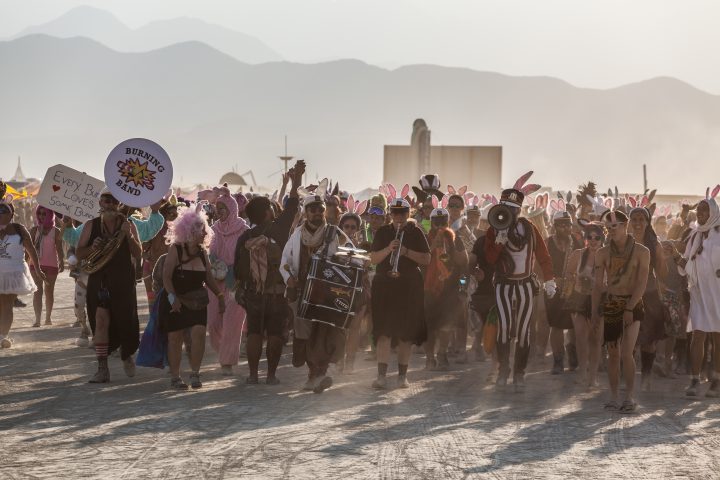 Bunny March Burning Man 2013