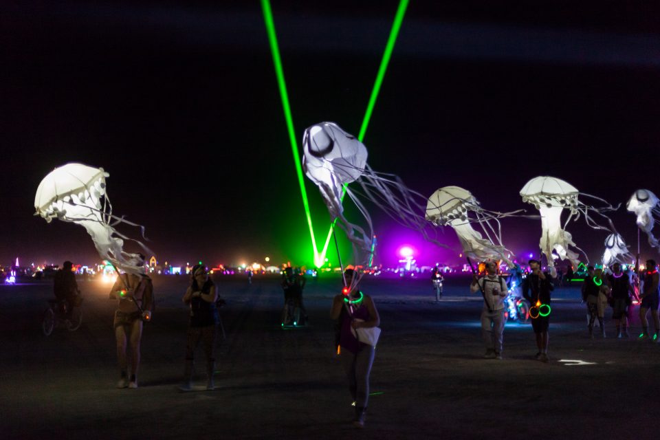 Jellyfish People Burning Man 2013