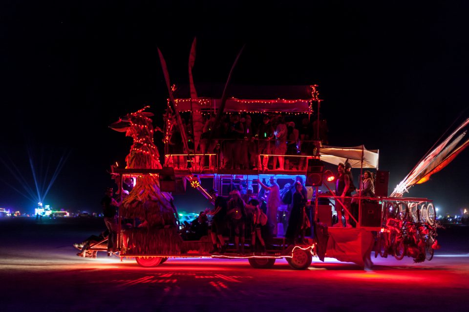 Surly Bird Art Car Burning Man 2013