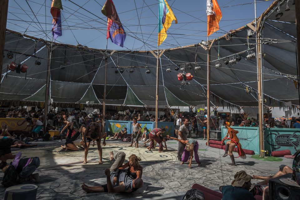 Center Of Center Camp Burning Man 2013