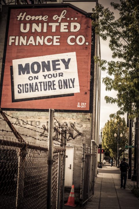 Home Of United Finance Co. Money On Your Signature Only