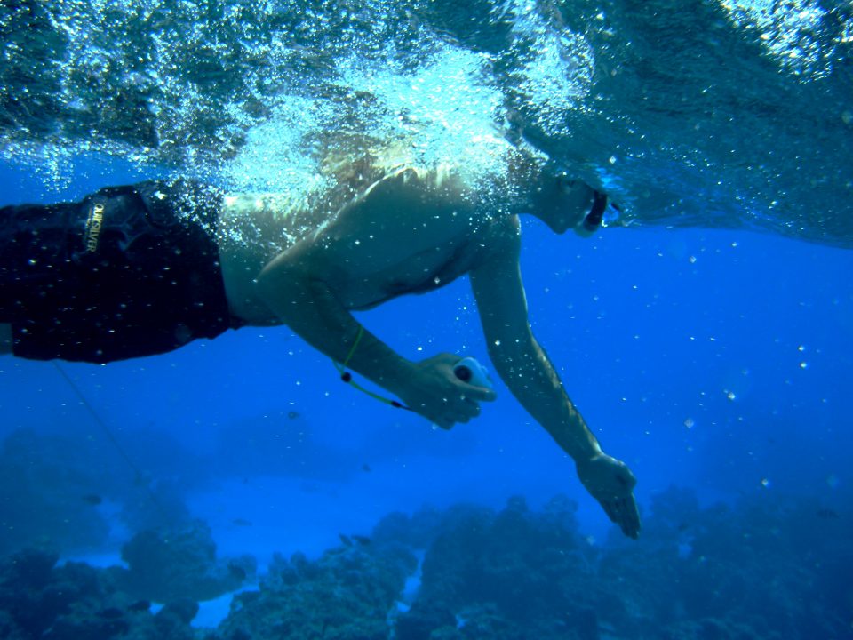 Duncan Rawlinson (me) Snorkelling Underwater