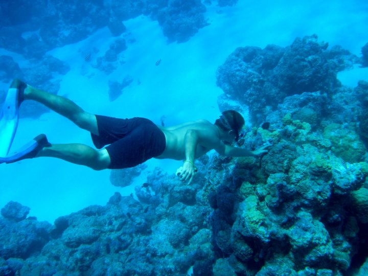 Duncan Rawlinson (me) Snorkelling Underwater