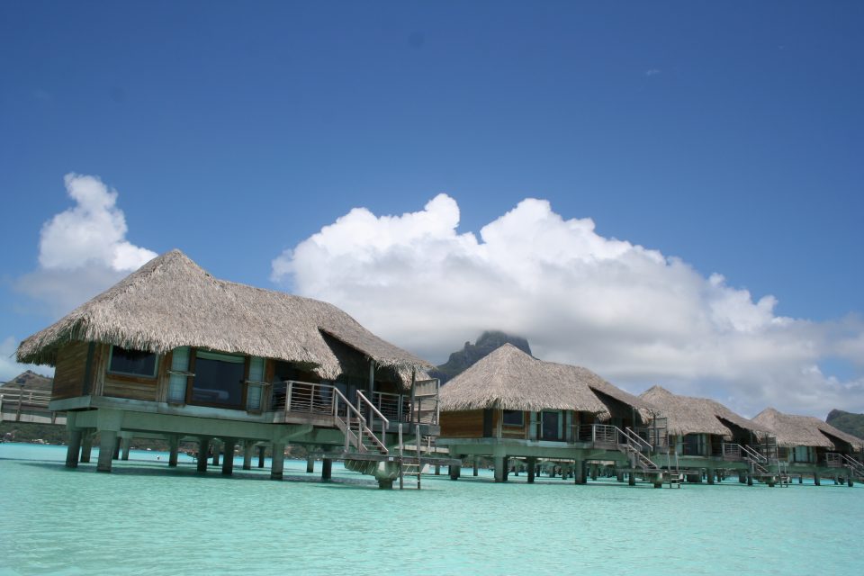 Overwater Bungalows in Bora Bora