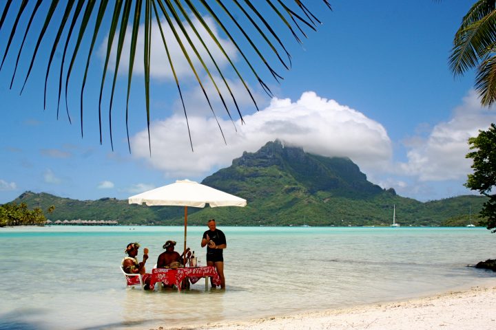 Lunch in Bora Bora