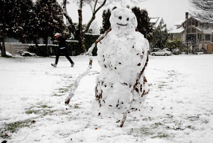 Snow Day In Vancouver